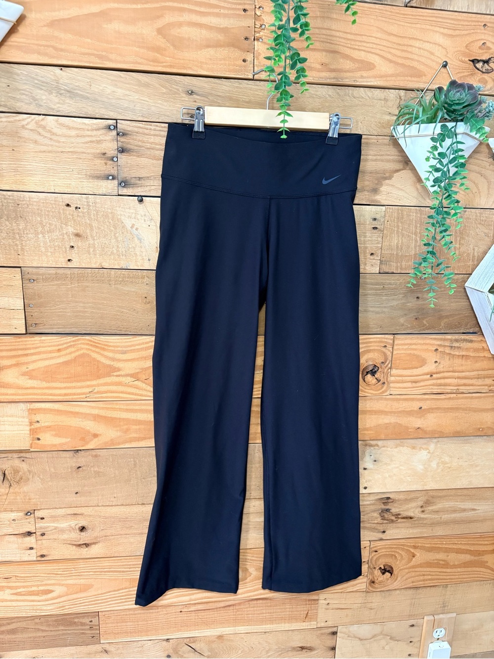 Nike Black Boot-Cut Yoga Pants